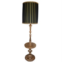 Vintage American Brass Floor Lamp