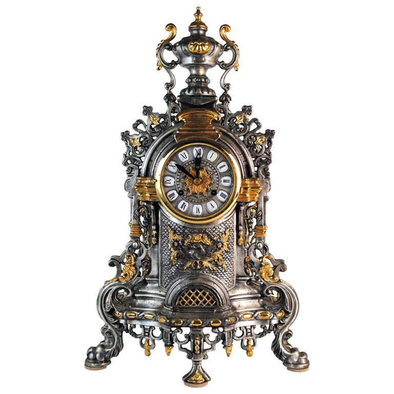 Italian Mantle Clock For Sale at 1stDibs