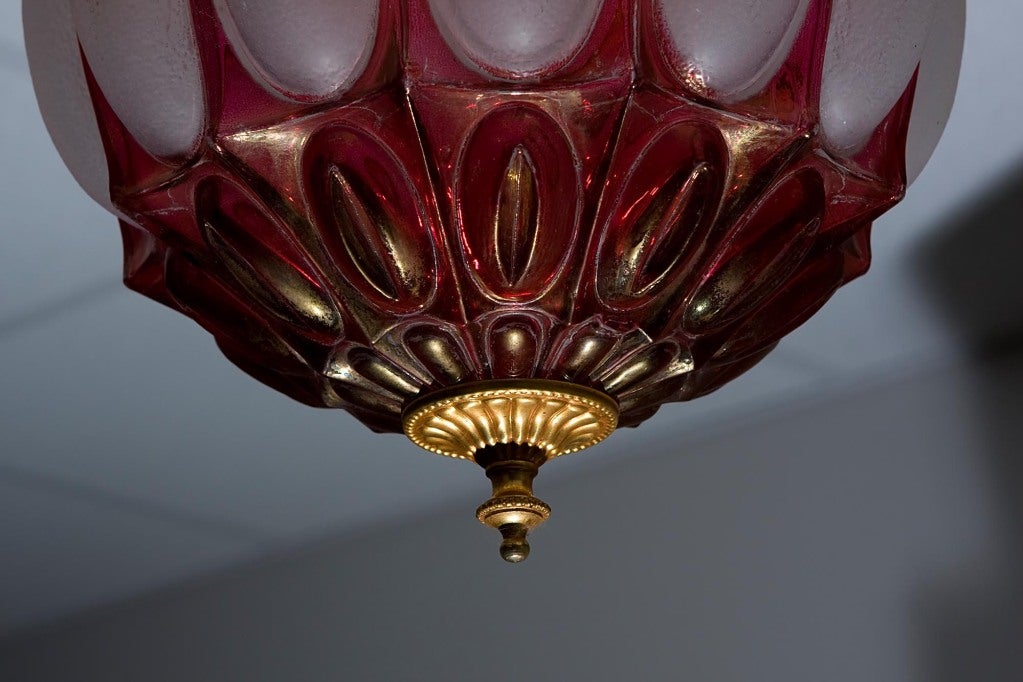 Victorian Balloon-Form Hanging Lantern For Sale 1