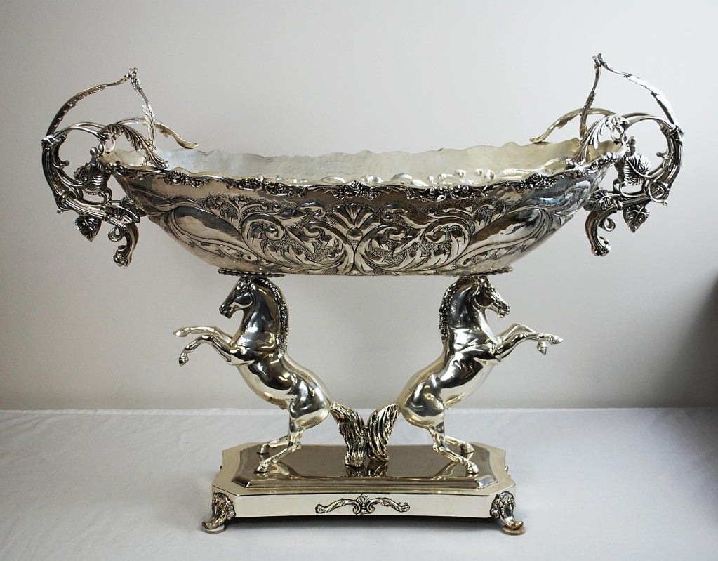 Silver-plated Centerpiece Compote