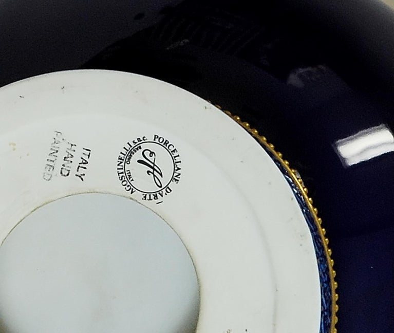 Porcelaine Vase italien d'Ermete Agostinelli en vente