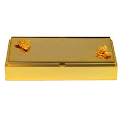 Vintage Goldplated Italian Jewelry Box