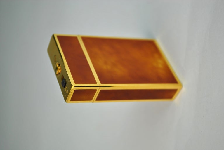 S.T. Dupont Chinese Lacquered Series, Traveling Alarm Clock For Sale 1