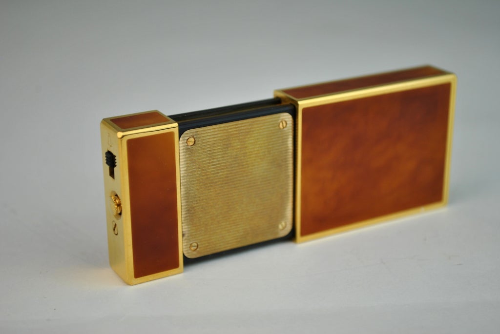 S.T. Dupont Chinese Lacquered Series, Traveling Alarm Clock For Sale 2