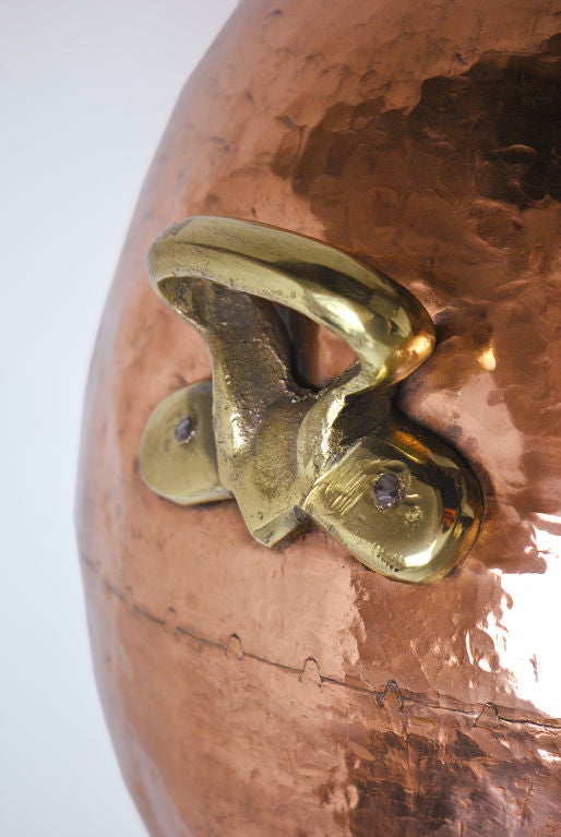 Monumental Copper Vessel For Sale 1