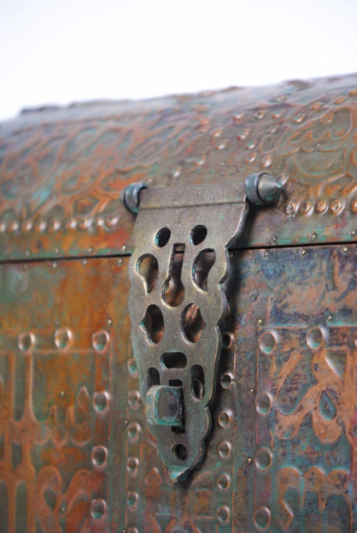 Persian RoundTop Chest For Sale at 1stDibs persian chest