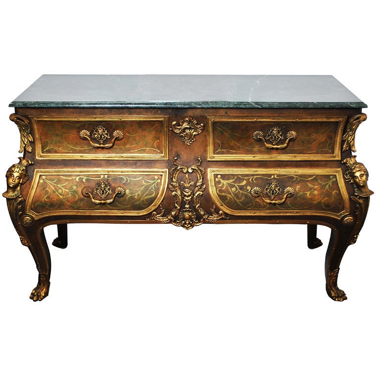 Louis XIV-Style Bombe Commode For Sale