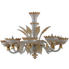 Murano 8-Light Glass Chandelier