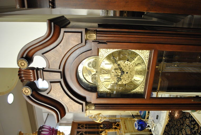 American Grandfather Clock, Movement by Trend For Sale