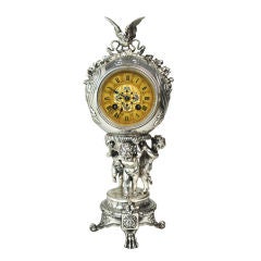 Vintage French Mantel Clock by Japy Freres