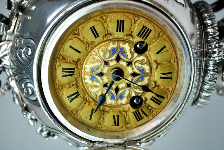 French Mantel Clock by Japy Freres