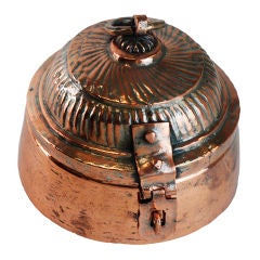 Antique Copper Frankincense Container