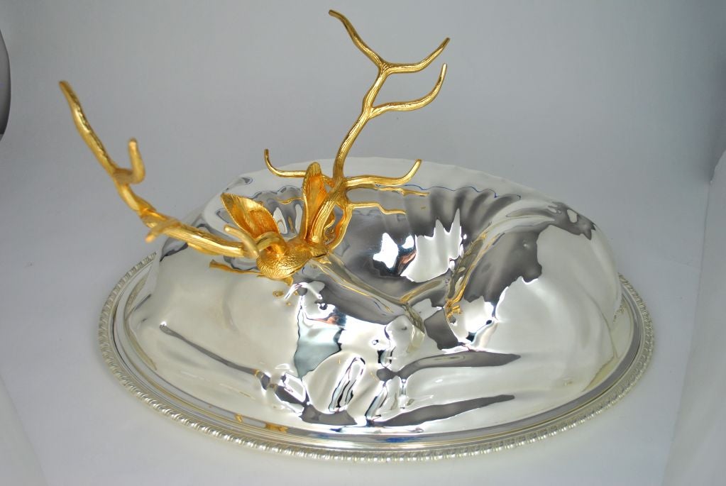 Italian Silverplated Covered Serving Dish