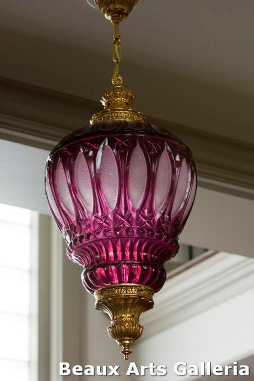 Glass Victorian Montgolfier Balloon Hanging Lantern