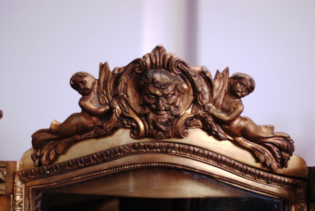 Louis XVI Belle-Epoque Style Bronze Vitrine