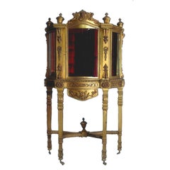 Louis XVI Belle-Epoque Style Bronze Vitrine