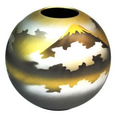 Japanese Porcelain Vase Attributed to Fukagawa