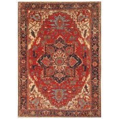 Antique Serapi Rug