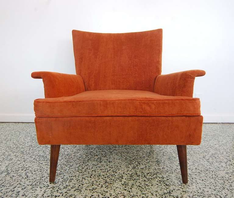 Pair Mid-Century Lounge Chairs In Good Condition In St. Louis, MO