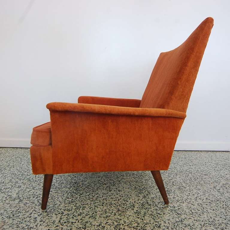 Pair Mid-Century Lounge Chairs 1
