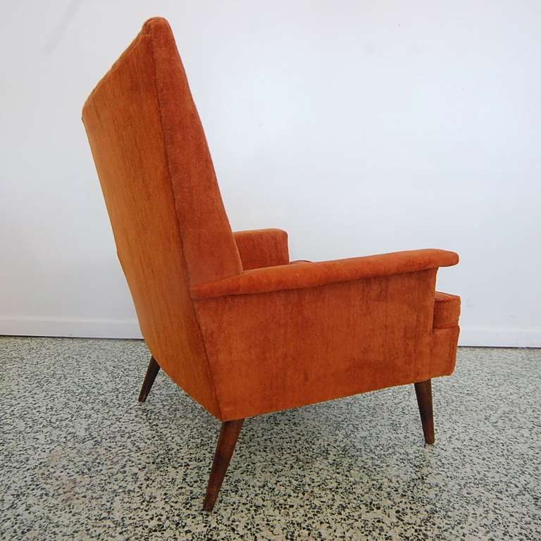 Pair Mid-Century Lounge Chairs 4