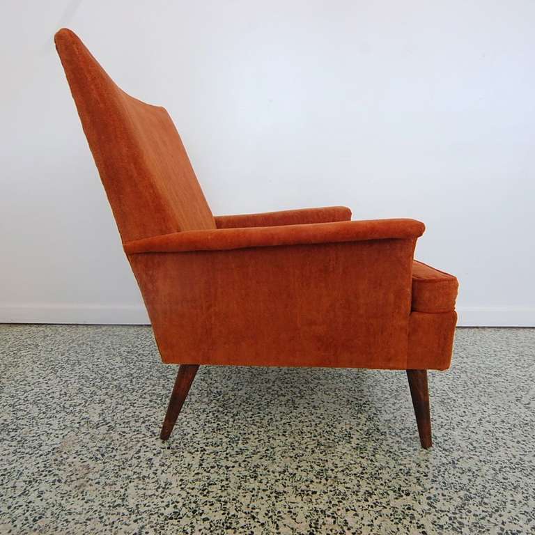 Pair Mid-Century Lounge Chairs 5