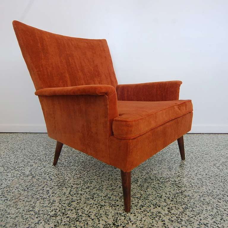 Mid-Century Modern Pair Mid-Century Lounge Chairs