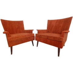 Pair Mid-Century Lounge Chairs