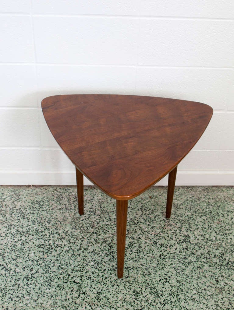 Beautiful Triangle Table by Jens Risom