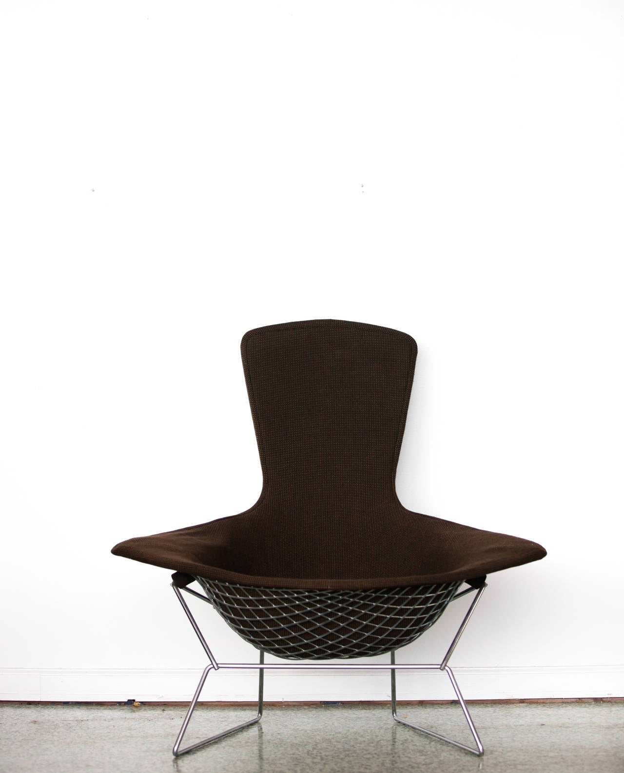 Mid-Century Modern Bird Chair and Ottoman by Harry Bertoia for Knoll