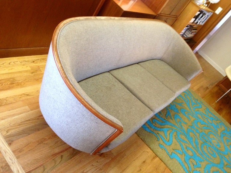 Swedish Danish Teak Mid-Century Sofa