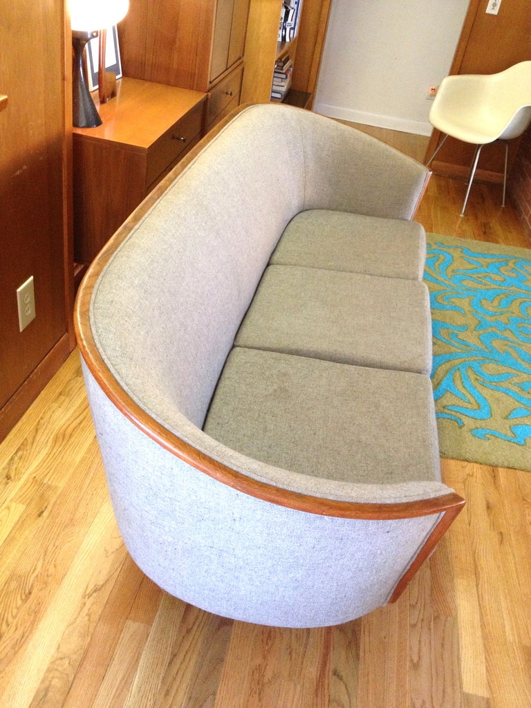 Danish Teak Mid-Century Sofa In Good Condition In St. Louis, MO