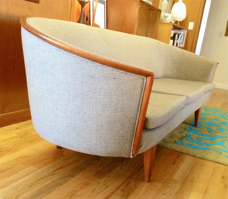 Mid-20th Century Danish Teak Mid-Century Sofa