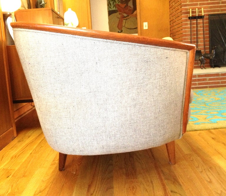 Wood Danish Teak Mid-Century Sofa