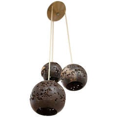 Impressive Mid-century Modern Organic Chandelier