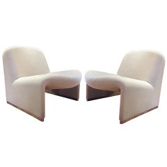 Pair of "Alky" Chairs by Giancarlo Piretti for Castelli 