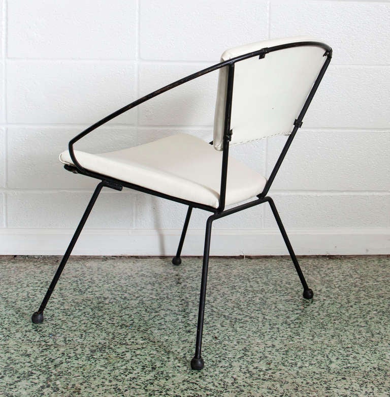 Milieu du XXe siècle Chaise à cerceau du milieu du siècle par John Hauser pour Ironworks