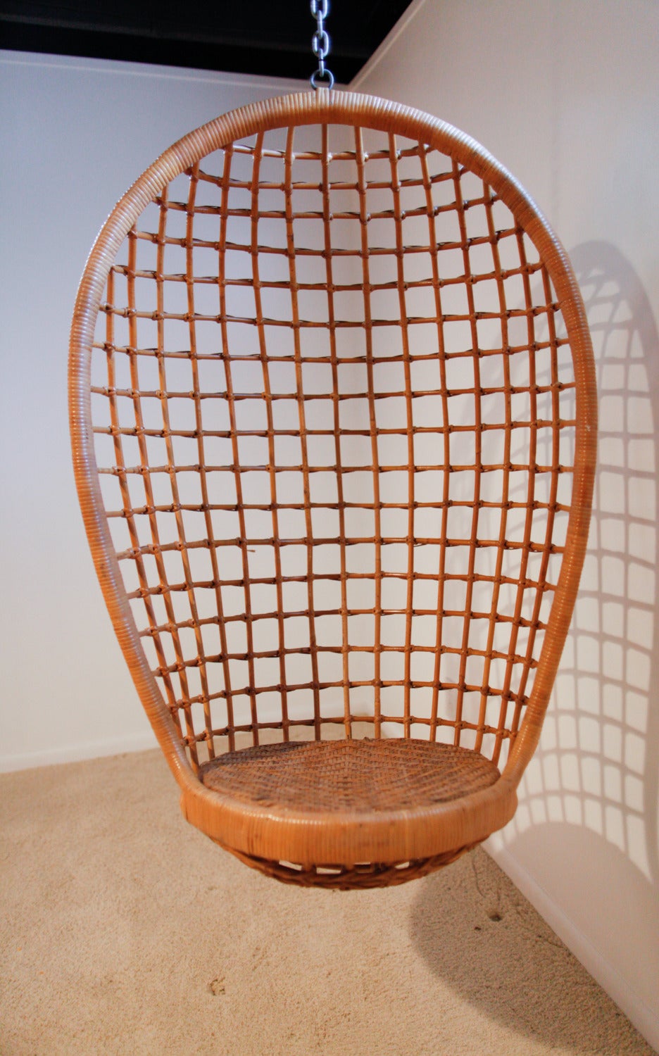 mid century hanging chair