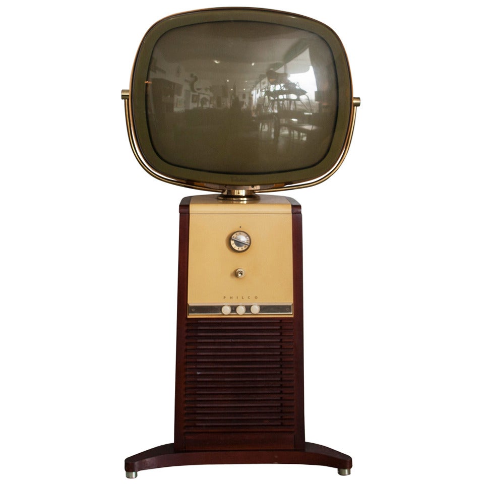 Télévision originale Philco Predicta Barber Pole Mid Century