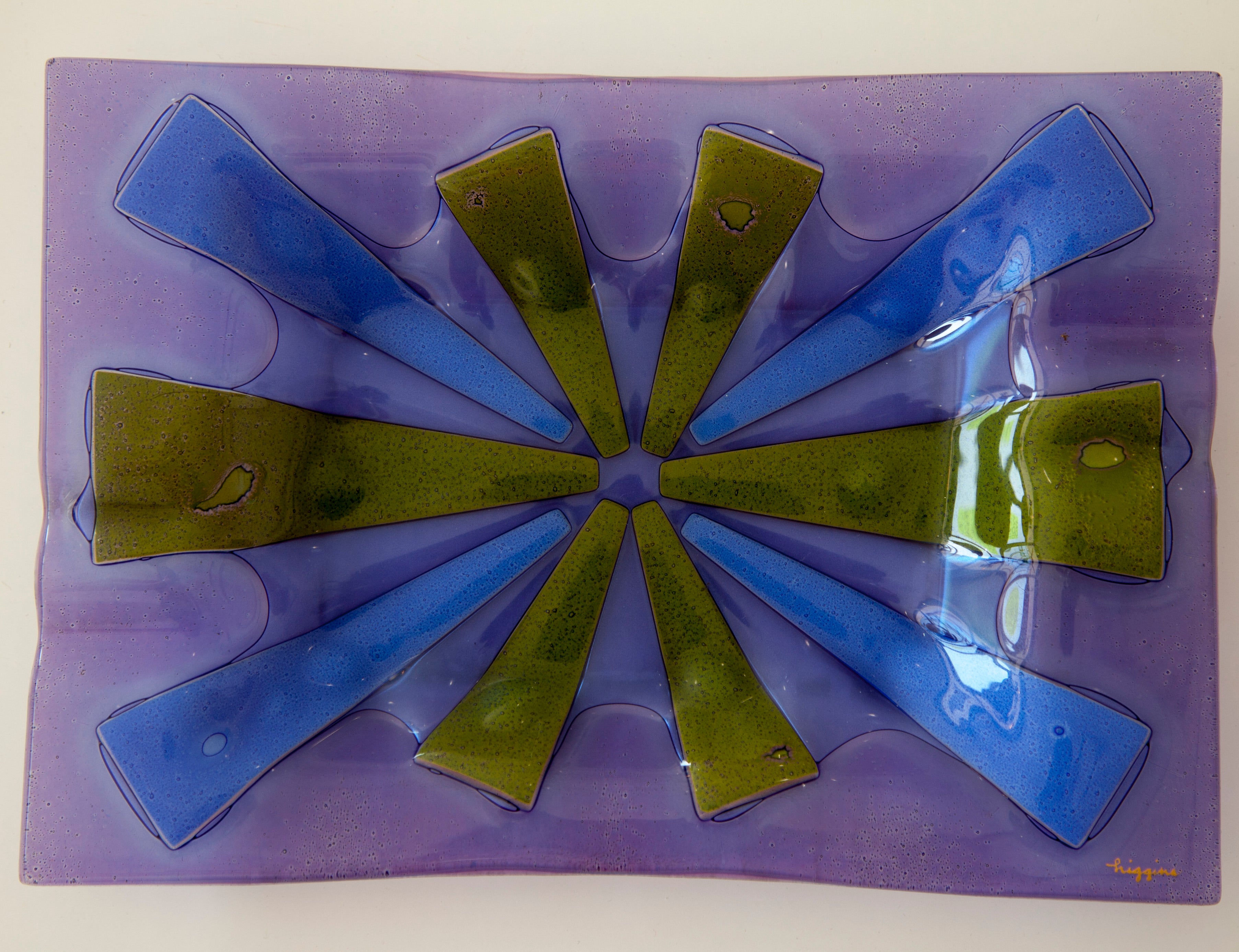 Mid-Century Fused Art Glass by Michael & Frances Higgins