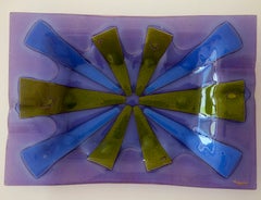 Mid-Century Fused Art Glass by Michael & Frances Higgins