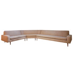 Harvey Probber Attributed Three-Piece Sectional Sofa