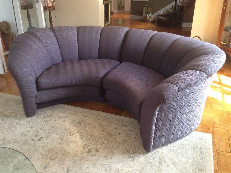 Contemporary Curved Designer Sofa 1