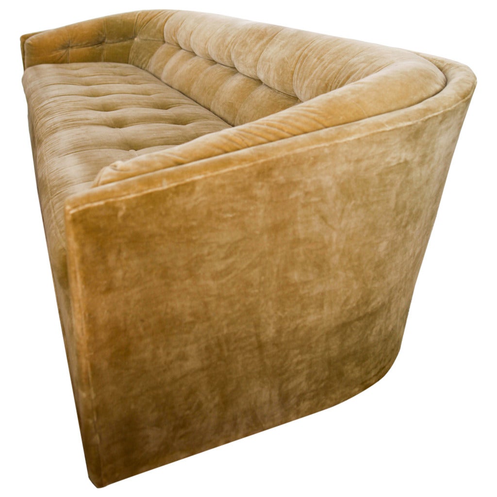 Button Tufted Directional Design Sofa