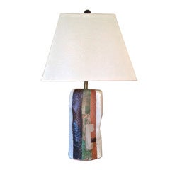 Glazed Ceramic Table Lamp by Marianna Von Allesch
