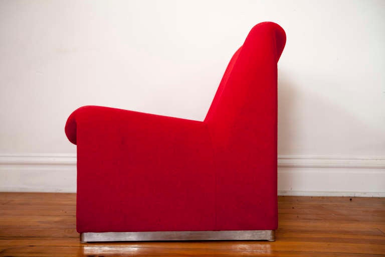 Mid-Century Modern Four Red 