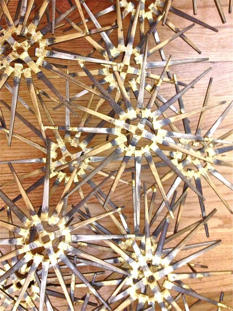 Large Starburst Wall Sculpture by Marc Weinstein In Excellent Condition In St. Louis, MO