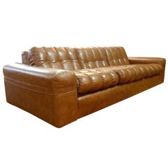 Danish Button Tufted Sofa- On the Manner of Joe Colombo