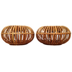 Pair of Ottomans by Franco Albini