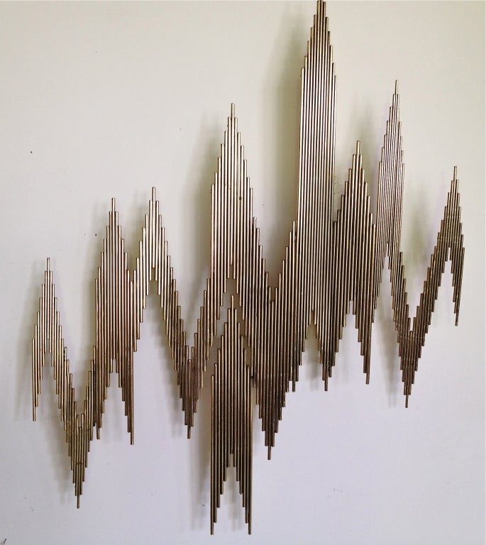 Abstract Wall Sculpture by C. Jere at 1stDibs